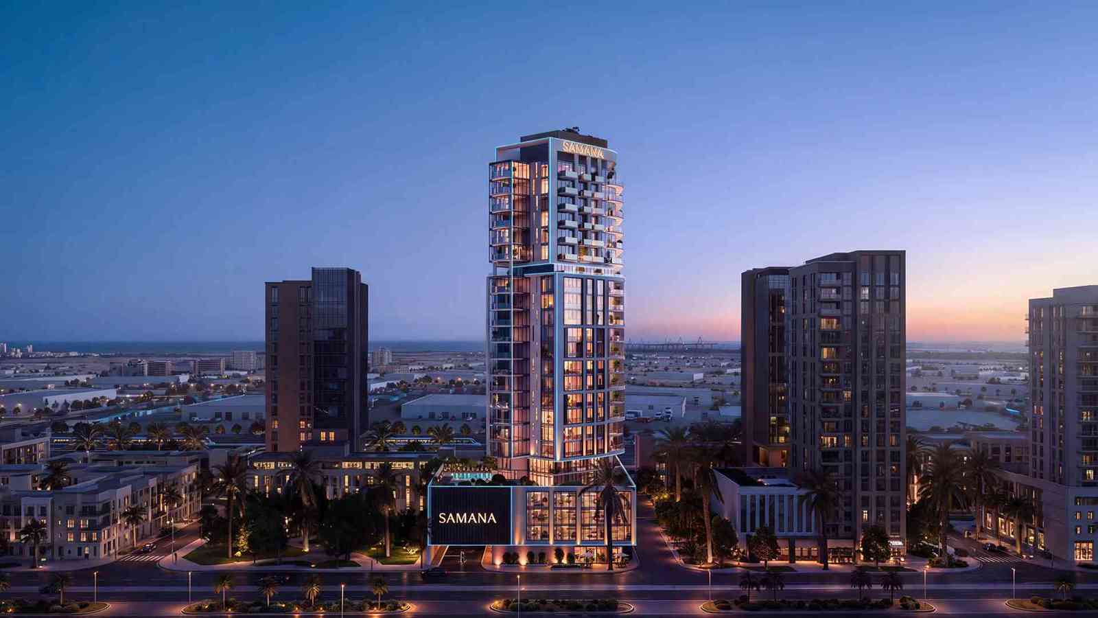 SAMANA Downtown One, Downtown Jebel Ali – Studios to 2-Bedroom Apartments, Handover 2029