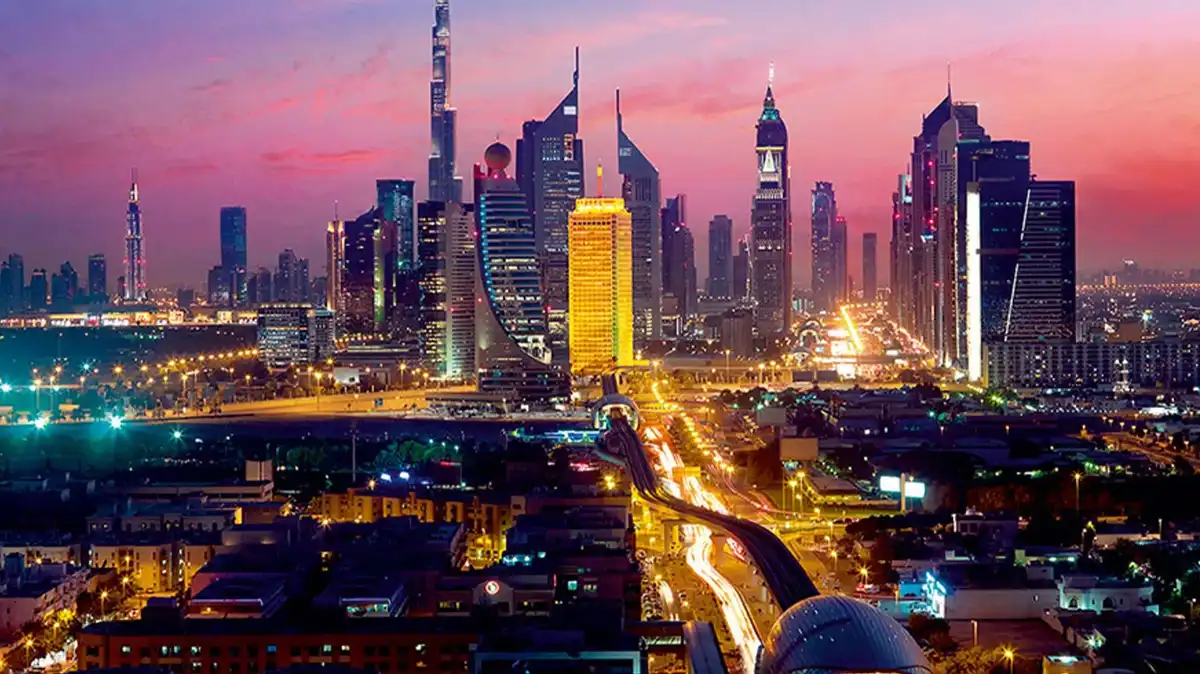 Commercial offices and workspace of the World Trade Center Dubai